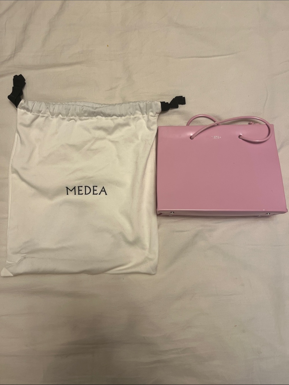 Medea Pink Structured Handbag Never Worn
